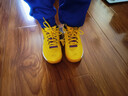 YONEX尤尼克斯羽毛球鞋yy男女同款训练透气缓震SHB101CR 黄紫 38 实拍图