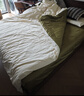 MIDO HOUSE铭都100支四件套纯棉床上用品100%全棉床单被套A类高端轻奢高级感被罩220x240cm浅茶杏 实拍图