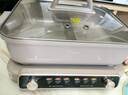 美的（Midea）电火锅鸳鸯锅火锅专用锅多功能锅料理烤肉锅分体式多功能一体电锅0氟钛陶电煮锅HGS352866S 实拍图