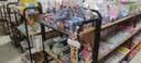 沐意 中岛柜多层可调节超市货架展示架便利店玩具礼品挂钩展柜货物架 双面中岛副架 长117.5 层板款 实拍图
