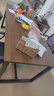 超·奈（CHAONAI）【顺丰到家】电脑桌家用台式简约办公卧室小户型学习桌简易书桌子 【单桌25MM厚桌面】黑架+古橡木 长180CM宽80CM高75CM 实拍图