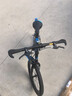 百士盾儿童自行车山地单车6-16岁以上学生减震双碟刹越野中小男女孩赛车 旗舰版单速【辐条轮】黑蓝色 20寸丨适身高125-145丨 实拍图