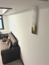 新中式壁灯山水画装饰客厅背景墙灯中国风卧室床头走廊壁画灯新款 铜本色+喷绘工艺06 长58*宽12*离墙5 实拍图
