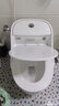 TOTOOLEO系列超漩虹吸式普通马桶大冲力静音防溅隔臭抽水家用坐便器CT668 CT668【纯白色版】超炫虹吸 250/300/350/ 400mm 坑距下单备注 实拍图
