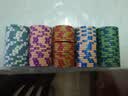 猎富德州筹码棋牌室专用卡片筹码币德州扑克积分币打麻将打牌码币 100片+盒子（自由搭配备注面值） 实拍图
