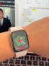 Apple/苹果 Watch Series 8 智能手表GPS+蜂窝款41毫米银色不锈钢表壳白色运动型表带S8 MNJ63CH/A 实拍图