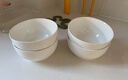 京东京造 汤碗 米饭面陶瓷景德镇餐具套装家用蒸蛋碗 奶油华夫 4.5英寸*6 实拍图