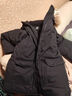 君羽反季羽绒服女中长800蓬白鹅绒加拿大风格工装大毛领鹅绒服 黑色 XL （推荐126-135斤） 实拍图