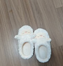 名创优品（MINISO）羊咩咩棉拖鞋女冬季包跟家居室内厚底月子毛毛拖黄色38-39 实拍图