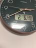 Timess 挂钟电波钟客厅万年历2025新款钟表日历时钟自动对时挂墙表35cm 实拍图