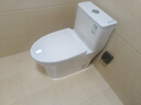 九牧（JOMOO）11396-2-1/41KB-1抗菌一级水效坐便器虹吸式节水连体马桶400坑距 实拍图