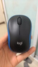 罗技（Logitech）M185鼠标 无线鼠标 办公鼠标 对称鼠标 黑色蓝边 带无线2.4G接收器 实拍图