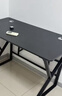 华恺之星电脑桌台式家用电竞简约桌子办公书桌学习桌游戏桌BGZ723 1.4米黑 实拍图