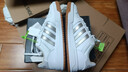 adidas ENTRAP美式校园风运动少年感复古篮球风板鞋男女阿迪达斯 白色/黑色   40 实拍图