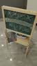 儿童画画板小黑板家用学生支架式写字板黑板墙贴可擦写小学生玩具 F款磁性双面可升降【功能礼包】 实拍图