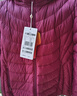 坦博尔轻薄羽绒服女短款宽松脱卸帽秋保暖女士外套TD236256 富贵紫 185  实拍图
