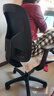 得力（deli）4900S 人体工学靠背办公椅/电脑椅/职员椅 可升降转椅舒棉坐垫 黑 实拍图