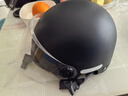 3c认证电动车头盔新国标通用女男士电瓶车防晒四季镜片夏季安全帽 3C认证 黑色冬盔【送透明长镜】 实拍图