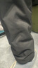 罗蒙（ROMON）男士羽绒裤冬季新款加厚保暖鸭绒防寒外穿裤子舒适户外羽绒裤 黑色 M （建议体重100-110斤） 实拍图