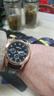 【网红爆款】商务腕表石英运动表休闲皮带男女手表 黑色 实拍图