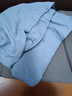 曼克顿（MANKEDUN） A类100%新疆棉花夏凉被空调被家用可机洗宿舍水洗棉薄被子被芯 雾蓝【100%新疆棉 假一罚十】 150*200cm【单人夏被】越洗越软 实拍图