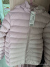 优衣库童装男女童PUFFTECH空气棉服可机洗连帽外套排骨棉服478123 10 水粉色 130 实拍图