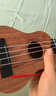 儿童玩具可弹奏尤克里里玩具仿真吉他启蒙益智乐器音乐玩具 桃木色】38厘米尤克里里-送乐谱 实拍图