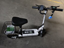 绿源【向往的生活推荐品牌】电动滑板车锂电池便携可折叠电动车成人两轮代步车迷你电动车 48V/白色/130-150里/800W/智能AI/带座 实拍图