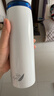 乐扣乐扣（LOCK&LOCK）不锈钢情侣学生保温杯菲特旋转盖轻量杯450ml白蓝 LHC4131WB 实拍图