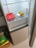 海尔（Haier）「真省电」165L两门小冰箱一级能效风冷无霜黑金净化灰色HC2-165WGHC2E9S9国家补贴 实拍图
