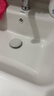 波彼（BOBI）台盆陶瓷一体盆洗手盆单盆阳台浴室柜卫生间半嵌入洗脸面盆池定制 【70*48CM】盆+弹跳下水+防臭管 实拍图
