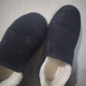 3514保暖羊毛布鞋老人鞋套脚款男士爸爸鞋冬季加厚棉鞋 黑色 39  实拍图