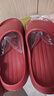 朴西新款EVA踩屎感厚底拖鞋女士居家室内情侣拖鞋男 安哥拉红 37-38 实拍图