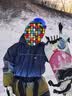 Kocotreekk树儿童滑雪服防水保暖男女童棉服户外运动彩虹渐变 实拍图