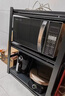 美亿莱 厨房置物架落地不锈碳钢家用微波炉收纳储物架烤箱架子多层 【3层碳钢加厚】长40宽30高80 实拍图