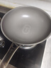 爱仕达（ASD）炒锅无氟涂层纯钛炒菜锅不锈钢家用钛锅防粘燃气电磁炉通用32cmZ1 实拍图