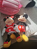 迪士尼（Disney）经典米奇米妮毛绒玩偶玩具大号公仔抱枕儿童生日情侣情人节礼物 米奇米妮红色小号组合 赠礼袋 实拍图
