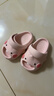 babycrayon新款萌芽鲨儿童拖鞋女童男童夏季外穿室内防滑凉拖鞋中小幼童凉拖 粉色 14 cm内长【适合脚长13.5cm】 实拍图