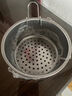 不锈钢水槽过滤篮厨房挂式沥水洗菜多功能蔬果收纳筷勺大号分离器 【2个装】不锈钢沥水篮 实拍图