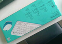 罗技（Logitech）MK245 Nano 键鼠套装 无线键鼠套装 办公键鼠套装 紧凑型 可调支架 带无线2.4G接收器 白 实拍图