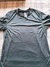 迪卡侬（DECATHLON）速干T恤男女运动户外健身宽松快干吸汗跑步短袖QUMM MH100  男款 深灰色-2025年新款 XL 实拍图