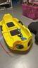 迈乐酷滑雪板儿童雪橇板冰车爬犁宝宝雪车滑草板单板雪爬犁雪橇车滑沙板 明亮黄玩雪小工具【雪球夹+铲子+坐垫】 加厚耐磨防侧翻双人小孩雪橇车 实拍图