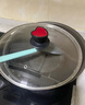 炊大皇炒锅不粘锅易洁少油烟平底炒菜锅煎锅32cm磁炉通用深蓝SL32CG 实拍图