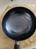 老聂家纯手工炒锅章丘铁锅正宗手工锻打老聂家无涂层不粘炒菜锅 32cm 实拍图