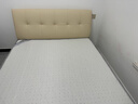 奶油风轻奢真皮床现代简约双人床1.8m主卧床软包床1.5米双人婚床 真皮床+20cm乳胶床垫-包安装 1500mm*2000mm框架结构 实拍图