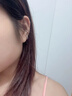 芯奢S999足银耳环女士2026新款养耳洞素圈耳圈耳钉纯银设计高级感耳饰 8MM【2只装】【适合耳骨佩戴】 实拍图