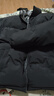 灿图黑色格子拼接羽绒棉服男秋冬季美式cleanfit棉衣保暖立领外套棉袄 黑色 2XL 建议150斤到170斤 实拍图
