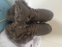 全洲狼 雪地靴男冬季新款东北棉鞋男大码抗寒防水加绒保暖轻便防滑靴子 棕色棉鞋-升级版 加绒 42 (260mm) 实拍图