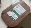 双枪（Suncha）乌檀整木菜板家用抗菌防霉食品级砧案板切菜水果砧板45*30*2.5cm 实拍图