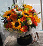 冉子花坊鲜花速递同城配送向日葵混搭抱抱桶玫瑰送女友爱人生日礼物真鲜花 抱抱桶混搭 实拍图